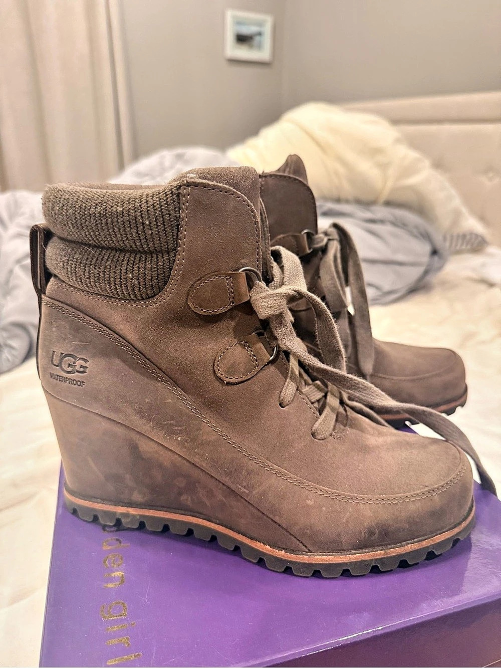UGG Wedge Boot Brown